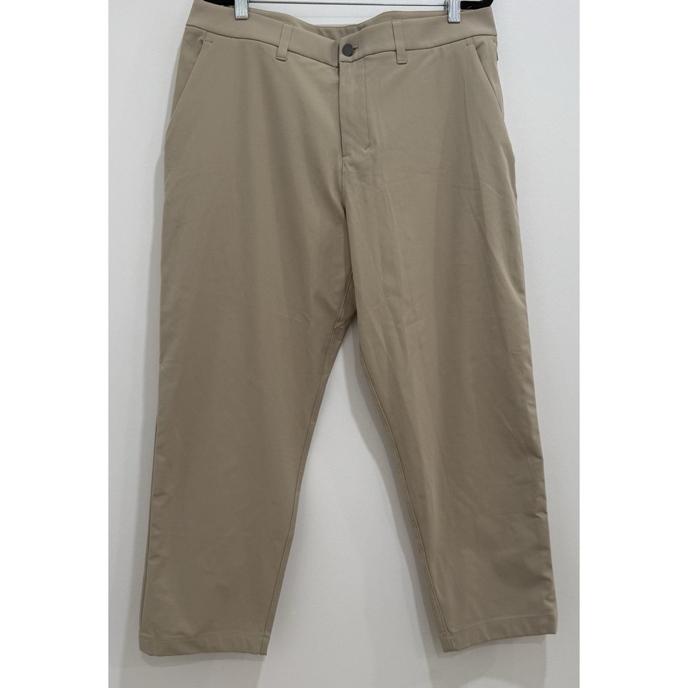 Lululemon ABC Classic-Fit‎ Trouser Beige Performance Size 35X26 LM5AR15